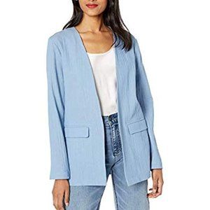 BCBGeneration Chambray Cotton Open Blazer Jacket